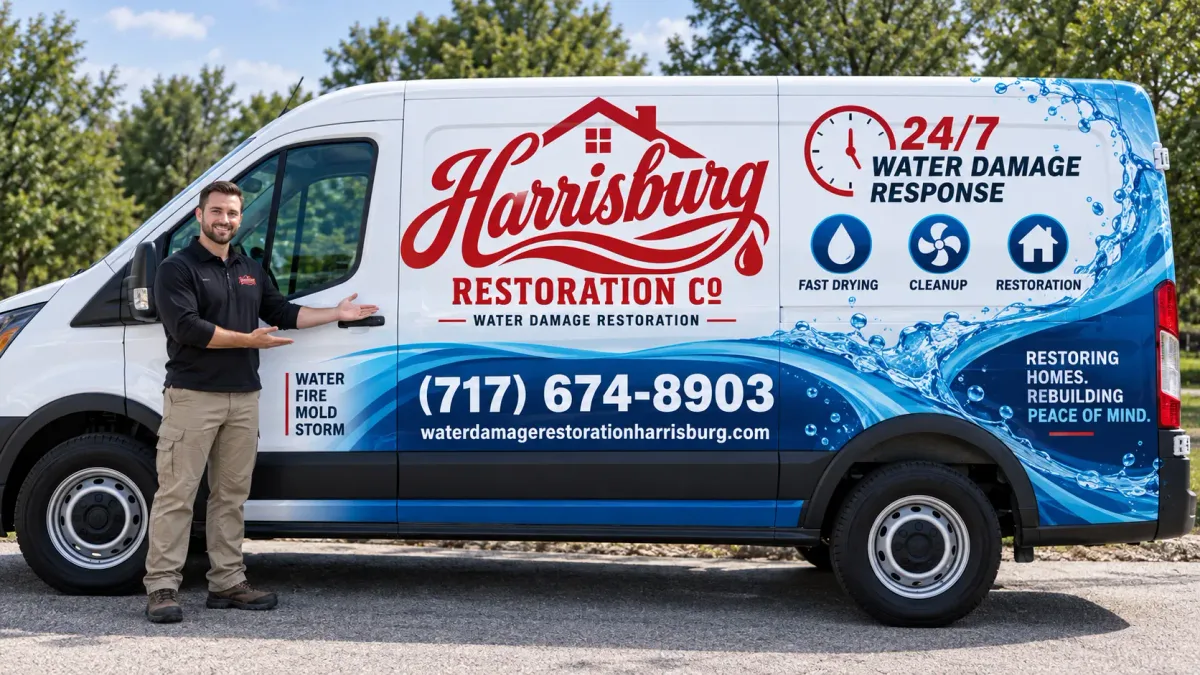 Harrisburg Restoration Co service van